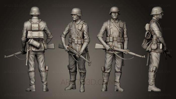 Military figurines (STKW_0204) 3D model for CNC machine
